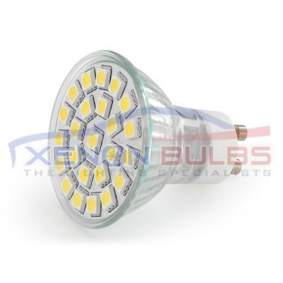 4W 24 SMD GU10 LED Bulb, 40W Halogen Lamp Equivalent Day White